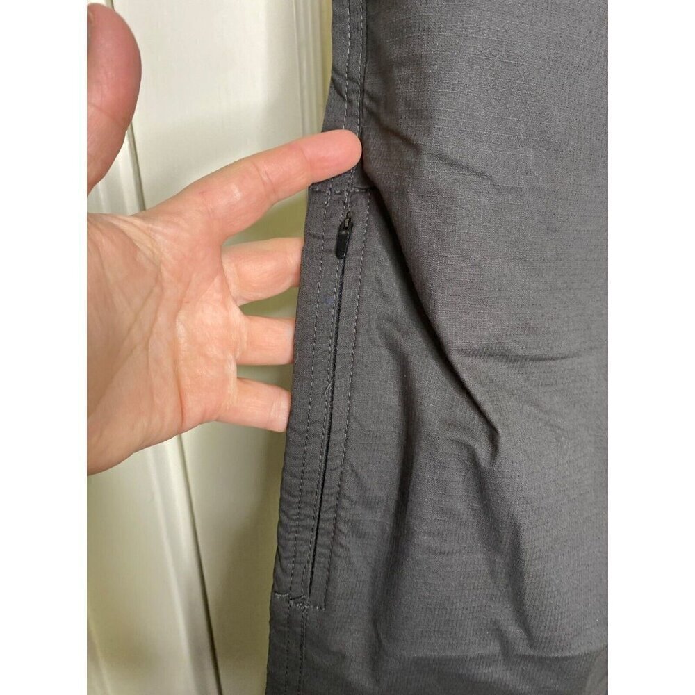 Prana Men's Double Peak Pants - Size 30/32 in Charcoal some stretch cargo pocket - Picture 5 of 8